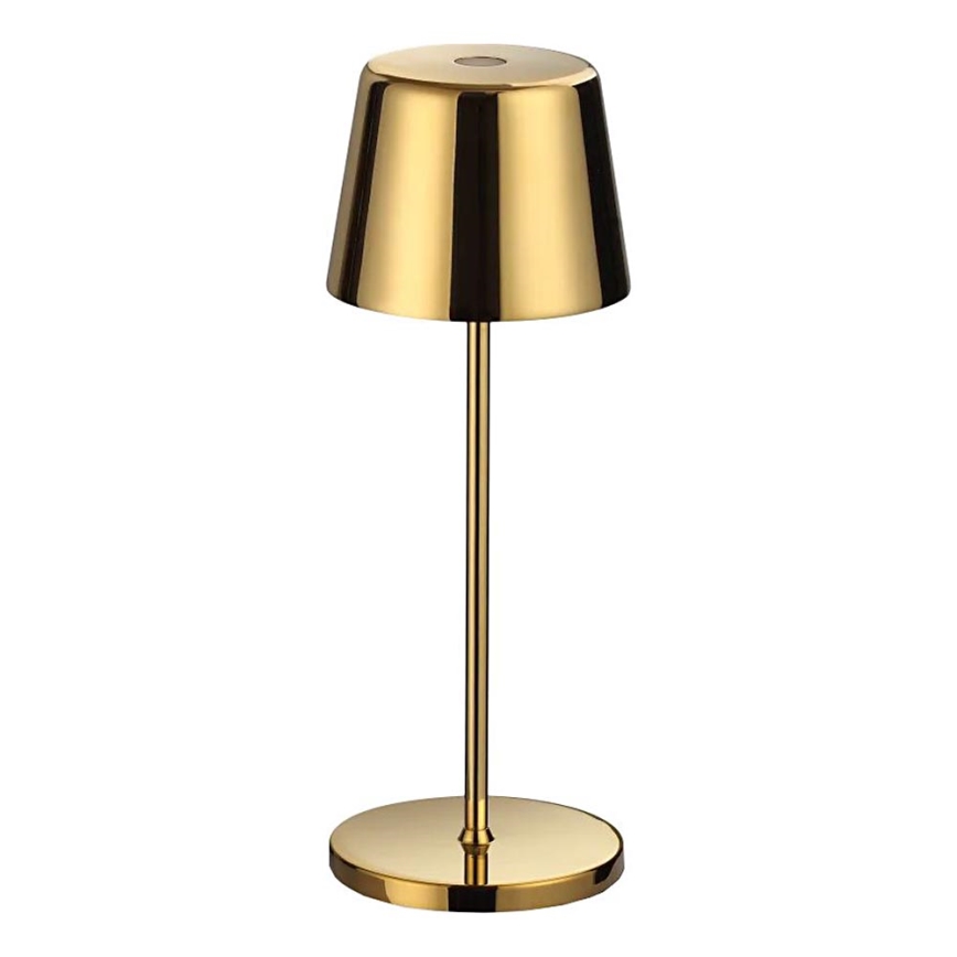 Ideal Lux - LED Dimbaar aanraken buitenshuis tafellamp CUTE LED/2,5W/3,7V USB 2200-2700K 3000 mAh IP65 goud