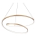Ideal Lux - LED dimbare hanglamp aan kabel OZ LED/48W/230V Ø 60 cm CRI 90 goud