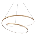 Ideal Lux - LED-dimbare hanglamp met kabel OZ LED/55W/230V Ø 80 cm CRI 90 goudkleurig