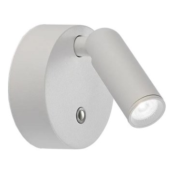 Ideal Lux - LED dimbare oplaadbare aanraak-wandspot BEAN LED/3W/5V CRI 95 wit