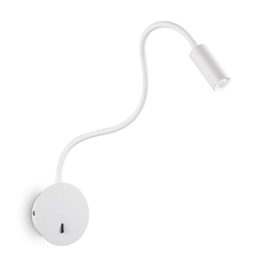 Ideal Lux - LED Flexibel klein lamp FOCUS LED/3,5W/230V CRI 90 wit