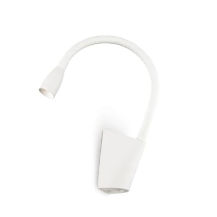 Ideal Lux - LED Flexibel klein lampje GOOSE LED/3W/230V CRI 90 wit