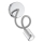 Ideal Lux - LED flexibele lamp FOCUS LED/4W/230V CRI 90 glanzend chroom