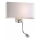 Ideal Lux - LED Flexibele wandlamp HOTEL 1xE27/60W + LED/1,5W/230V