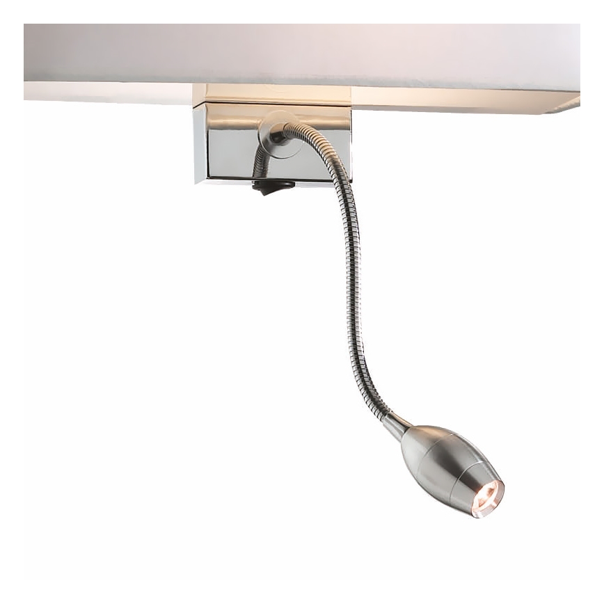 Ideal Lux - LED Flexibele wandlamp HOTEL 1xE27/60W + LED/1,5W/230V