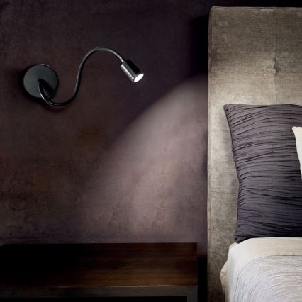 Ideal Lux - LED Flexible petite lampe LED/3W/230V noir