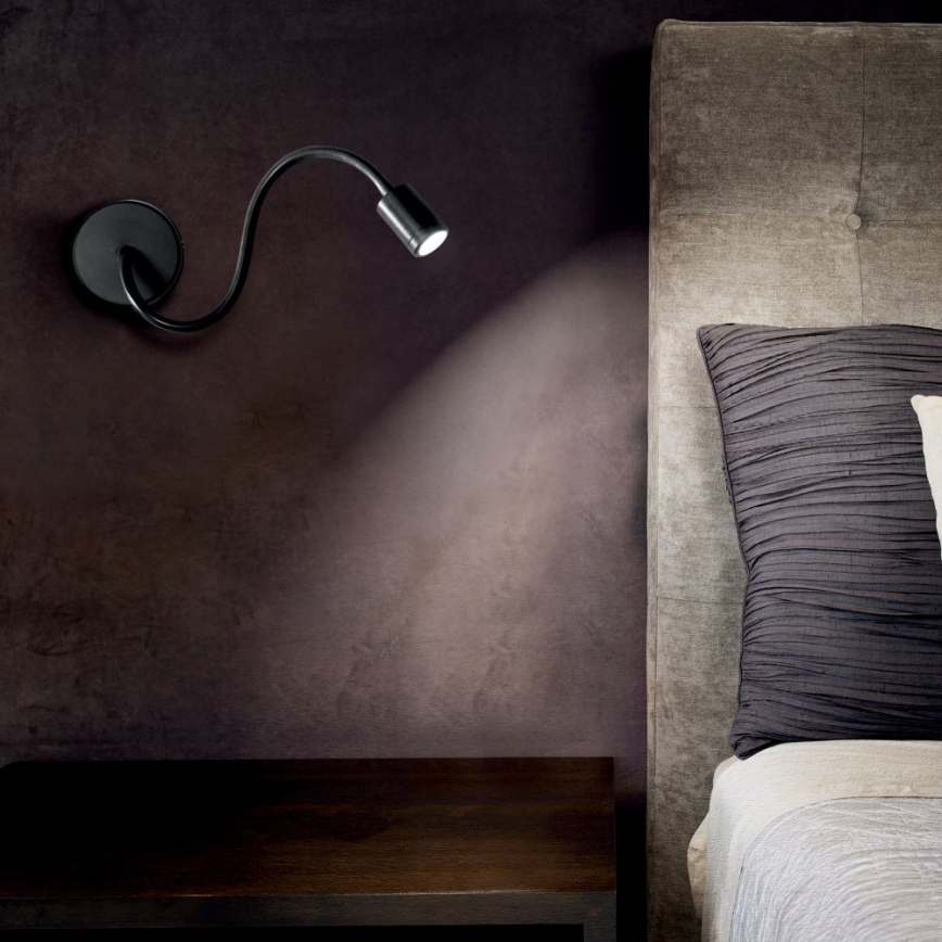 Ideal Lux - LED Flexible petite lampe LED/3W/230V noir