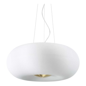 Ideal Lux - LED Hanglamp aan een koord ARIZONA 5xGX53/9W/230V diameter 52 cm wit