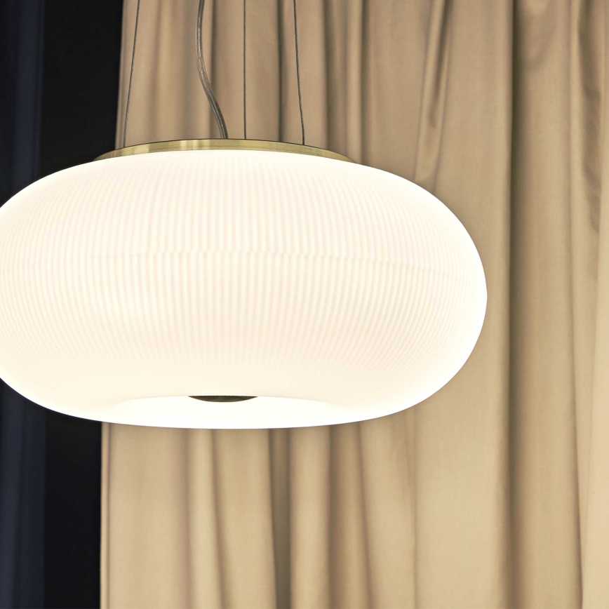 Ideal Lux - LED Hanglamp aan een koord ARIZONA 5xGX53/9W/230V diameter 52 cm wit