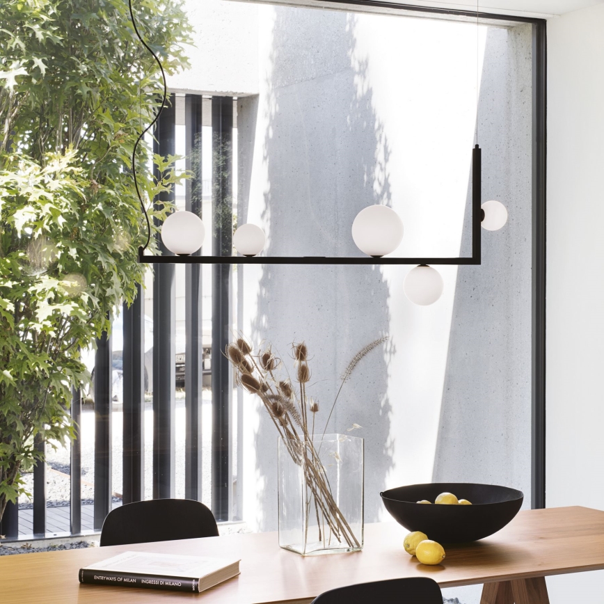 Ideal Lux - LED Hanglamp aan een koord BIRDS 5xG9/3W/230V zwart/goud