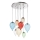 Ideal Lux - LED Hanglamp aan een koord CLOWN 8xG9/3W/230V diameter 50 cm kleurrijk