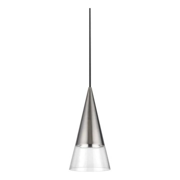 Ideal Lux - LED Hanglamp aan een koord CONO 1xGU10/7W/230V diameter 15 cm CRI 90 mat chroom