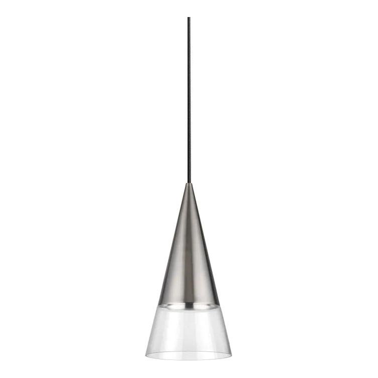 Ideal Lux - LED Hanglamp aan een koord CONO 1xGU10/7W/230V diameter 15 cm CRI 90 mat chroom