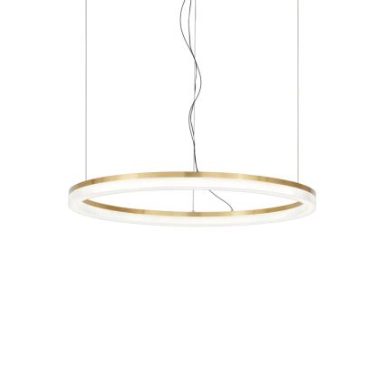 Ideal Lux - LED Hanglamp aan een koord CROWN LED/30W/230V 3000K diameter 60 cm CRI 90 messing