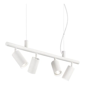 Ideal Lux - LED Hanglamp aan een koord DYNAMITE 4xGU10/7W/230V CRI 90 wit