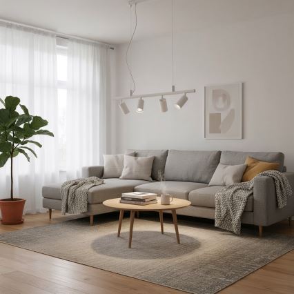 Ideal Lux - LED Hanglamp aan een koord DYNAMITE 4xGU10/7W/230V CRI 90 wit