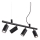 Ideal Lux - LED Hanglamp aan een koord DYNAMITE 4xGU10/7W/230V CRI 90 zwart
