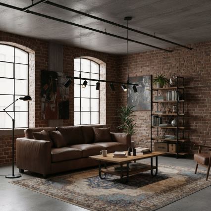 Ideal Lux - LED Hanglamp aan een koord DYNAMITE 6xGU10/7W/230V CRI 90 zwart