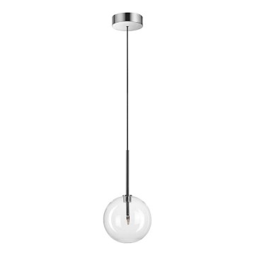 Ideal Lux - LED Hanglamp aan een koord EQUINOXE 1xG4/2W/230V diameter 15 cm glanzend chroom/doorzichtig