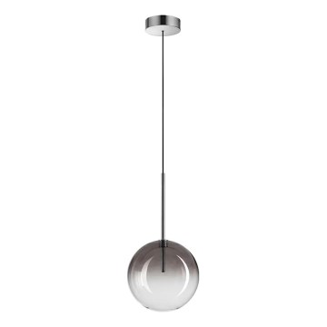 Ideal Lux - LED Hanglamp aan een koord EQUINOXE 1xG4/2W/230V diameter 20 cm glanzend chroom/gerookt