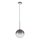 Ideal Lux - LED Hanglamp aan een koord EQUINOXE 1xG4/2W/230V diameter 20 cm glanzend chroom/gerookt