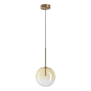 Ideal Lux - LED Hanglamp aan een koord EQUINOXE 1xG4/2W/230V diameter 20 cm messing/gerookt
