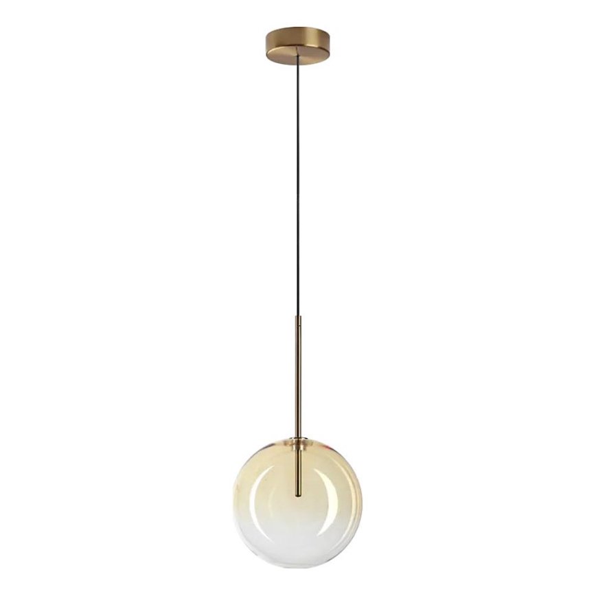 Ideal Lux - LED Hanglamp aan een koord EQUINOXE 1xG4/2W/230V diameter 20 cm messing/gerookt