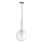Ideal Lux - LED Hanglamp aan een koord EQUINOXE 1xG4/2W/230V diameter 25 cm glanzend chroom/doorzichtig