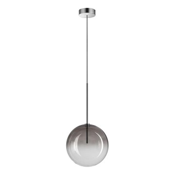 Ideal Lux - LED Hanglamp aan een koord EQUINOXE 1xG4/2W/230V diameter 25 cm glanzend chroom/gerookt