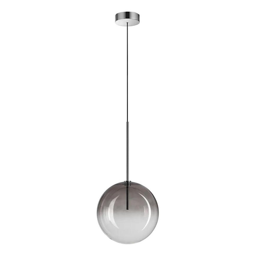 Ideal Lux - LED Hanglamp aan een koord EQUINOXE 1xG4/2W/230V diameter 25 cm glanzend chroom/gerookt