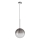Ideal Lux - LED Hanglamp aan een koord EQUINOXE 1xG4/2W/230V diameter 25 cm glanzend chroom/gerookt