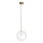 Ideal Lux - LED Hanglamp aan een koord EQUINOXE 1xG4/2W/230V diameter 25 cm messing/doorzichtig