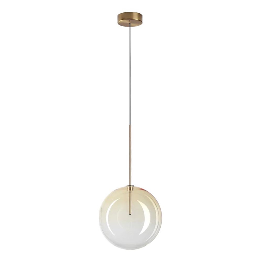 Ideal Lux - LED Hanglamp aan een koord EQUINOXE 1xG4/2W/230V diameter 25 cm messing/gerookt