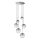 Ideal Lux - LED Hanglamp aan een koord EQUINOXE 6xG4/2W/230V diameter 65 cm glanzend chroom/gerookt
