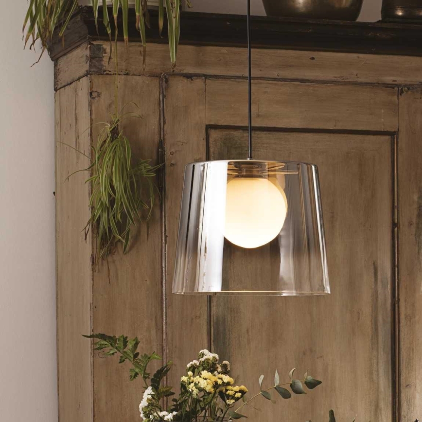 Ideal Lux - LED Hanglamp aan een koord FADE 1xG9/3W/230V diameter 27,3 cm goud/gerookt