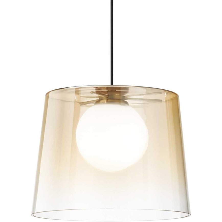 Ideal Lux - LED Hanglamp aan een koord FADE 1xG9/3W/230V diameter 27,3 cm goud/gerookt