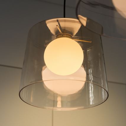 Ideal Lux - LED Hanglamp aan een koord FADE 1xG9/3W/230V diameter 27,3 cm goud/gerookt