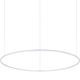 Ideal Lux - LED Hanglamp aan een koord HULAHOOP LED/46W/230V diameter 100 cm wit