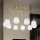 Ideal Lux - LED Hanglamp aan een koord KAROUSEL 10xG9/3W/230V diameter 82,5 cm messing