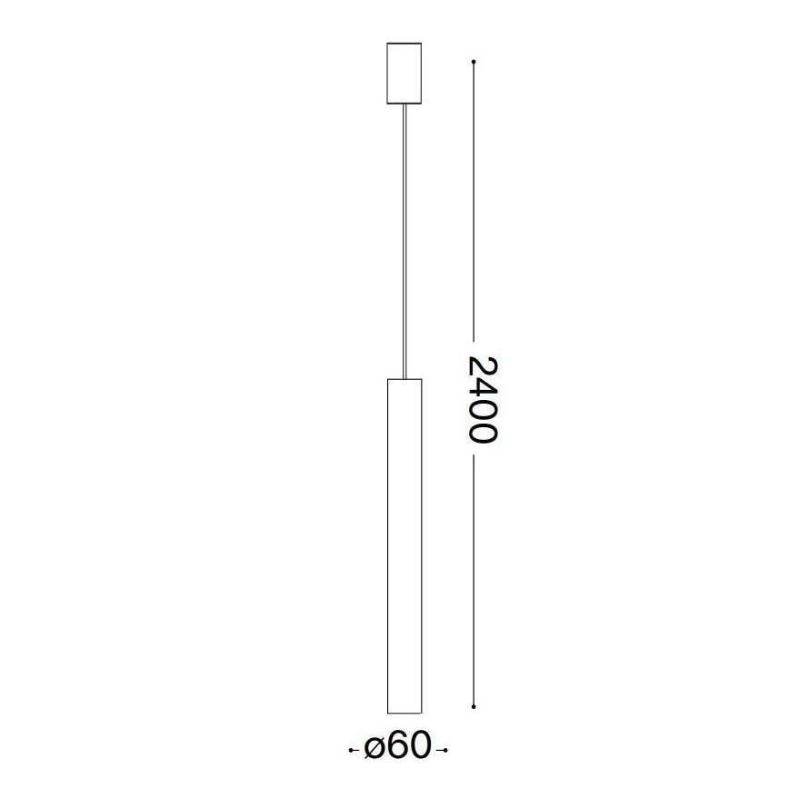 Ideal Lux - LED Hanglamp aan een koord LOOK 1xGU10/7W/230V CRI90 goud