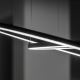 Ideal Lux - LED Hanglamp aan een koord ORACLE LED/55W/230V diameter 90 cm zwart