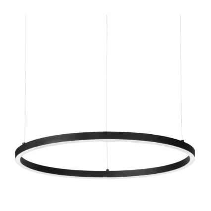Ideal Lux - Dimbare LED hanglamp aan een koord ORACLE SLIM LED/29W/230V 3000K diameter 50 cm zwart
