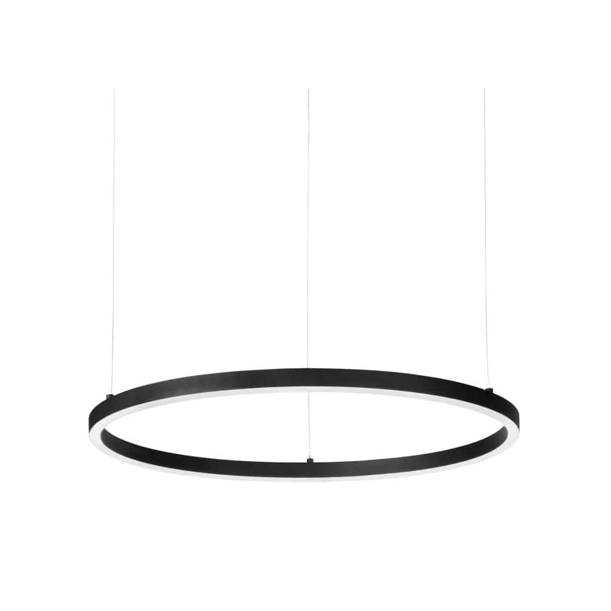 Ideal Lux - Dimbare LED hanglamp aan een koord ORACLE SLIM LED/29W/230V 3000K diameter 50 cm zwart
