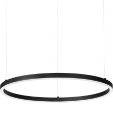 Ideal Lux - LED Hanglamp aan een koord ORACLE SLIM LED/38W/230V diameter 70 cm zwart