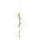 Ideal Lux - LED Hanglamp aan een koord PERLAGE 6xG9/3W/230V diameter 26 cm goud/wit