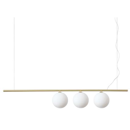 Ideal Lux - LED Hanglamp aan een koord PERLINE 3xG9/3W/230V goud