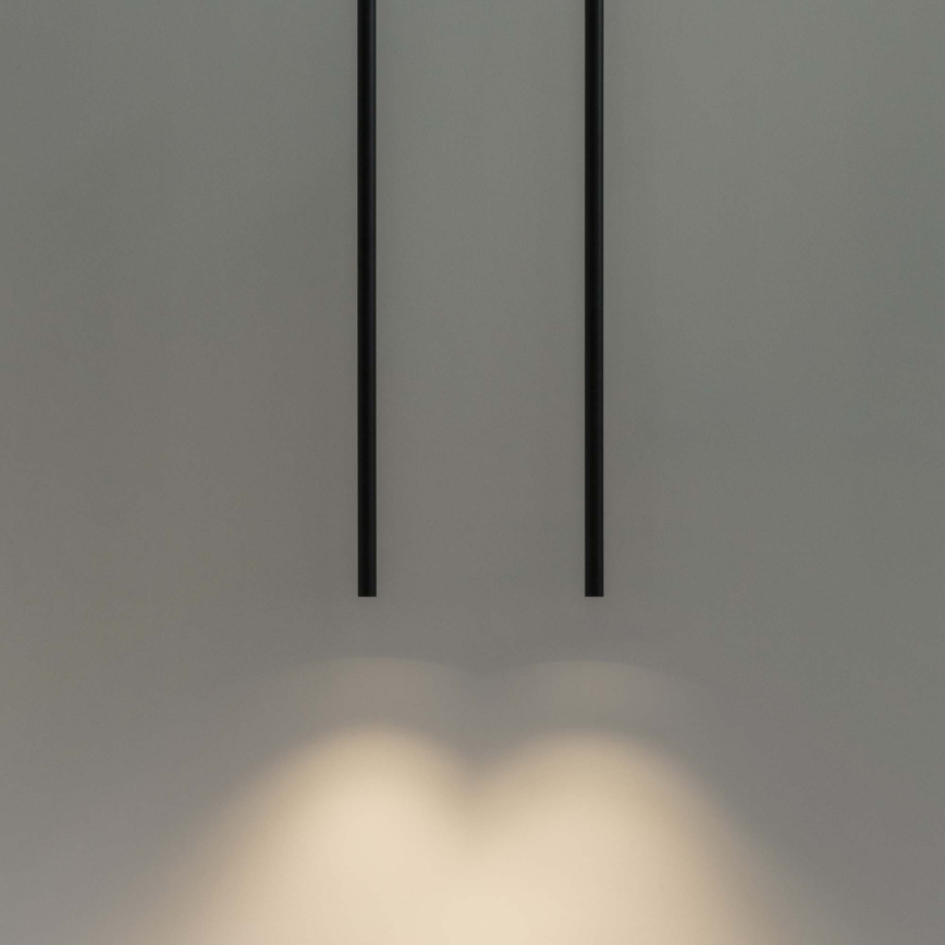 Ideal Lux - LED Hanglamp aan een koord ULTRATHIN LED/11,5W/230V CRI 90 zwart