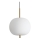 Ideal Lux - LED Hanglamp aan een koord UMILE LED/20W/230V diameter 30 cm CRI 90 messing/wit