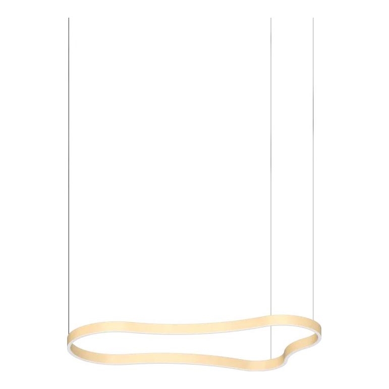 Ideal Lux - LED Hanglamp aan een koord WAVES LED/45W/230V CRI 90 messing