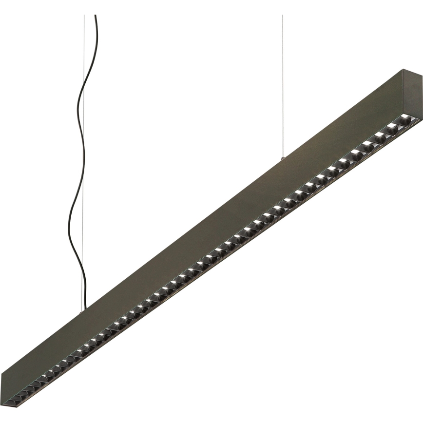 Ideal Lux - LED-hanglamp aan kabel OFFICE LED/30W/230V 3000K CRI 90 zwart